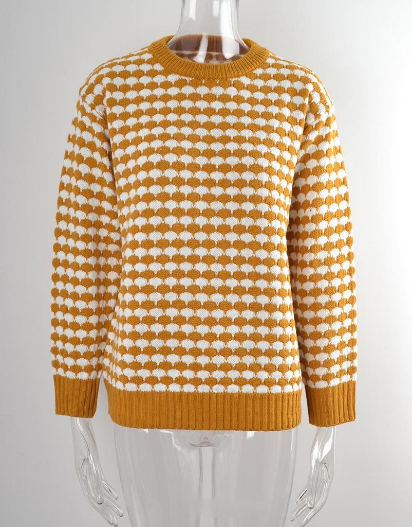 Women's Large Size Bottoming Sweater Knitted Sweater Comfortable Women's Clothing