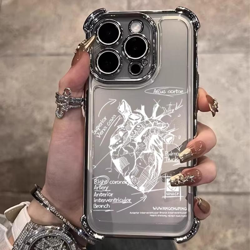 

Creative Cardiovascular Model Heart Medical Phone Case for Samsung S25 S24 S23 S22 S21 S20 Note20 FE Ultra Plus 5G Cover S24 5G