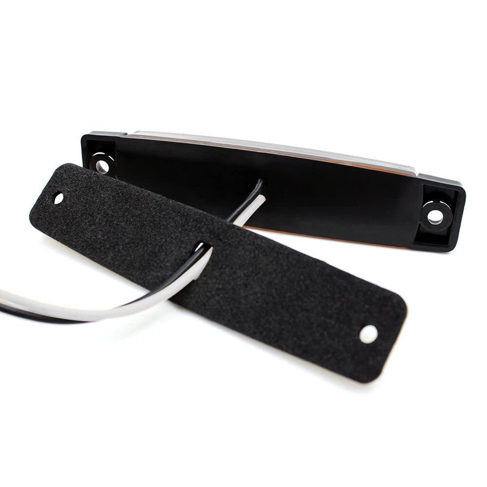 Eaglerich 10pcs 24v 3.8" 6 LED White Side Marker Truck Trailer Boss Bus Cab Marker Light RV