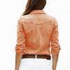 Camicie Vintage da Donna in Denim Lavato Manica Lunga Collo a Revers Bottoni Bluse Casual Ampie Top Quotidiani