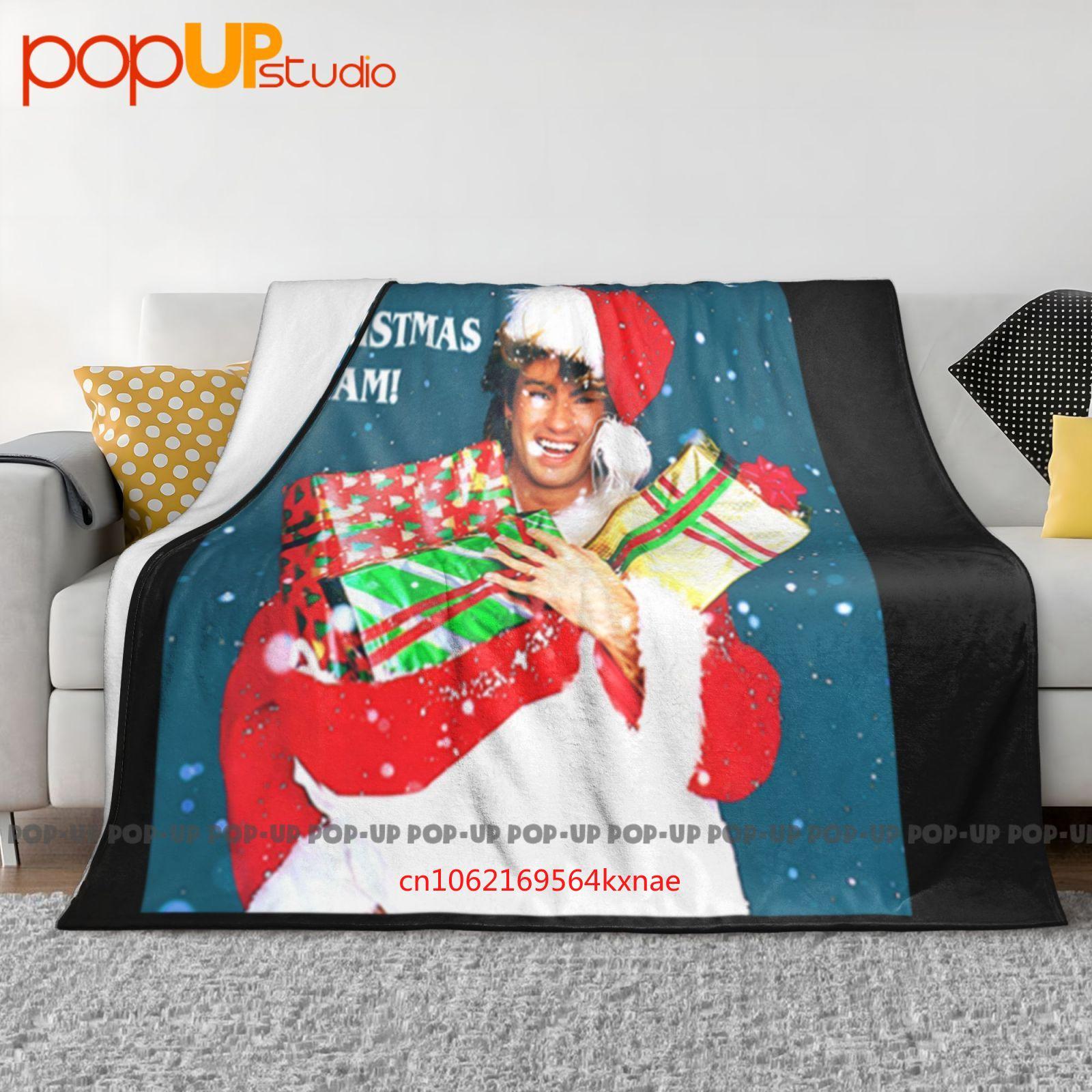 Last Christmas Wham George Michael Ultra-Soft Blanket Quilt Winter Sofa Cover Bed Covers 30x40in