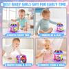 Untimaty Baby Toys 6 to 12 Months - Ocean Rotating Baby Musical Toys 9 12 18 Months Light Up Sensory Toys for 1 2 Year Old Girls Crawling Learning