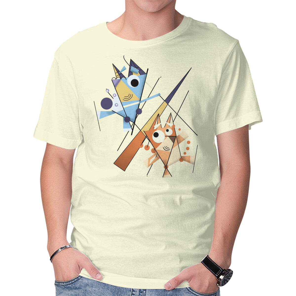 Unisex Crew Neck T-Shirt Abstract Sisters Graphic Short Sleeve Casual Tee XXL