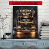 Peterbilt Heavy Trucks Customize Your Name Diamond Painting Round Diamond Diy Frameless Holiday Artwork Suitable For Home Office Wall Decoration