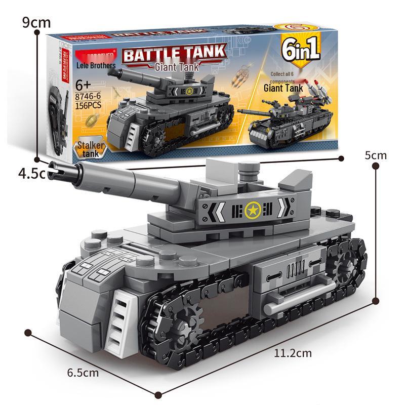 Compatible Engineering Firefighting Robot Car Model - Educational Assembly Toy with Building Blocks