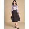 Kebeier Women's Suit Jacket & Shirt Dress Two-Piece Set