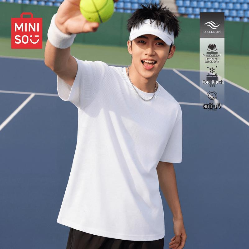 MINISO Men's Quick-Dry Half-Sleeve T-Shirt