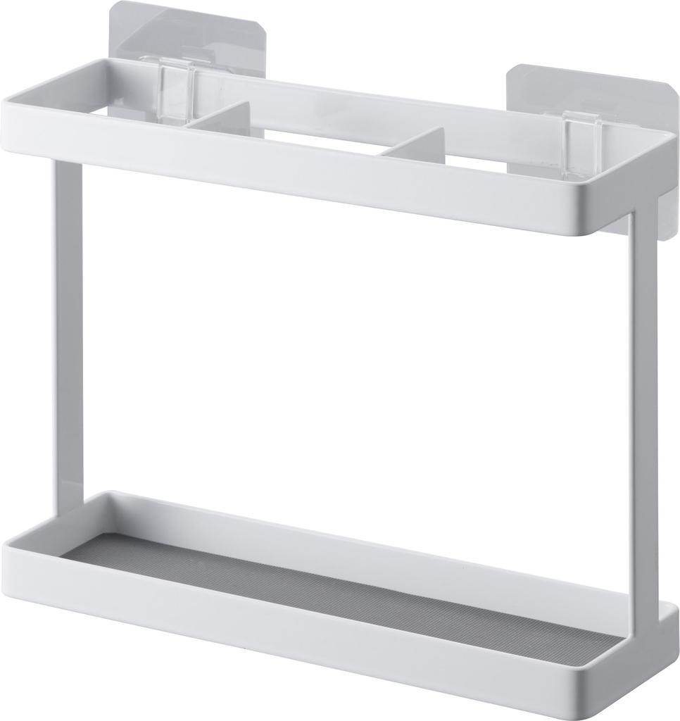 Yamazaki Jitsugyo Film Hook Wrap Holder White X D6 X H15cm Hook Not Tower Wrap Storage Wrap Case Kitchen Storage Floating Storage 2163 Body Approx.