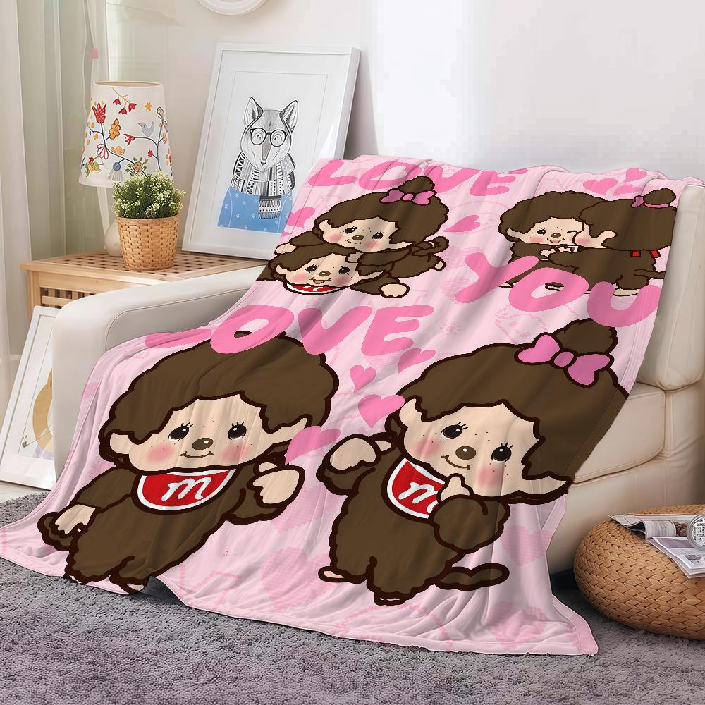 

Милые Персонажи M-monchhichi Плед Теплый И Мягкий Подходит Для Спальни Гостиной Дивана Кровати Офиса Путешествий Кемпинга 30x40in