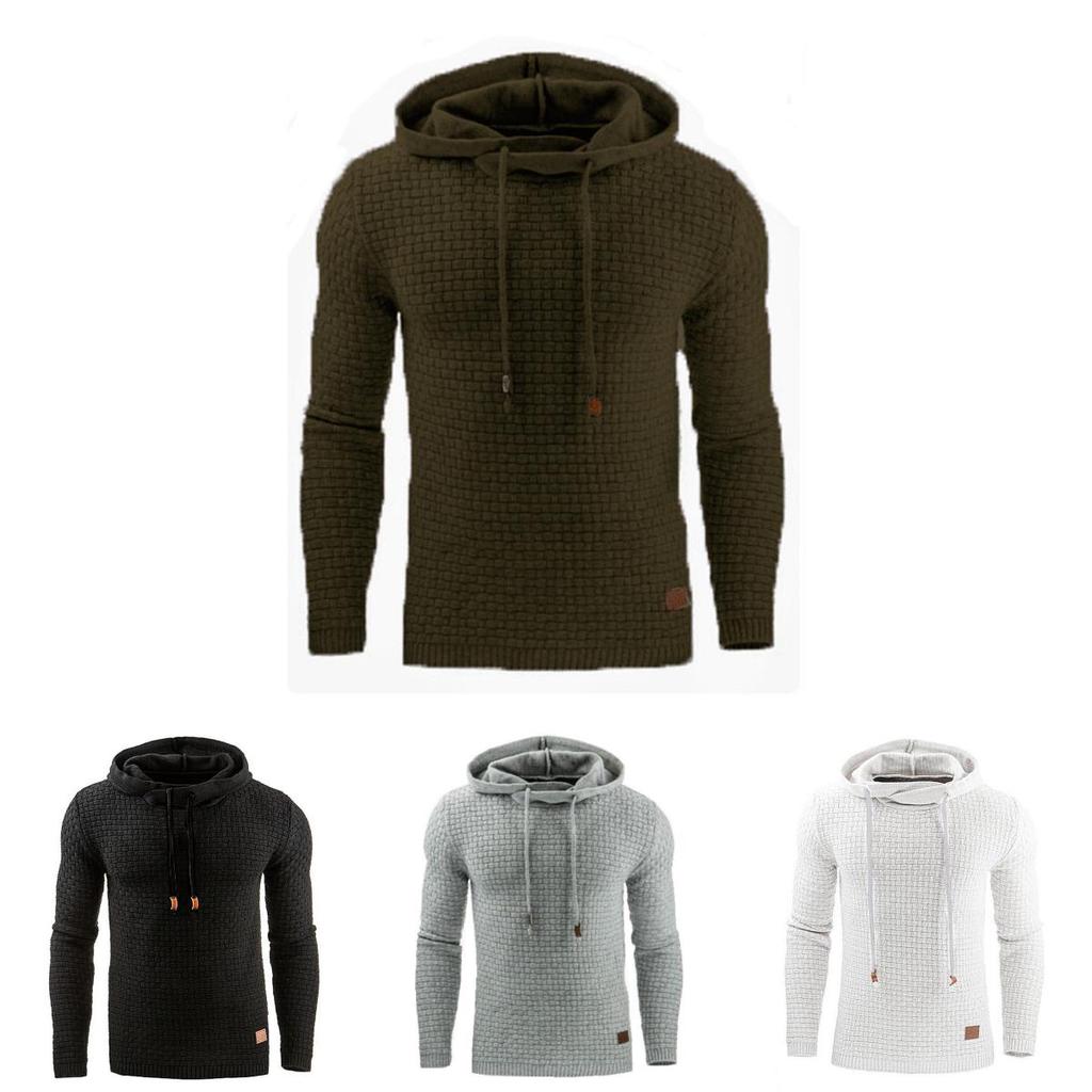 Men's Soft Hooded Pullover Jacket In Fashionable Colors For Stylish Comfort