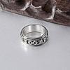 2026 Retro Six-character Mantra Ring for Men and Women, Rotatable Six-character Daming Mantra Men's Ring Jewelry