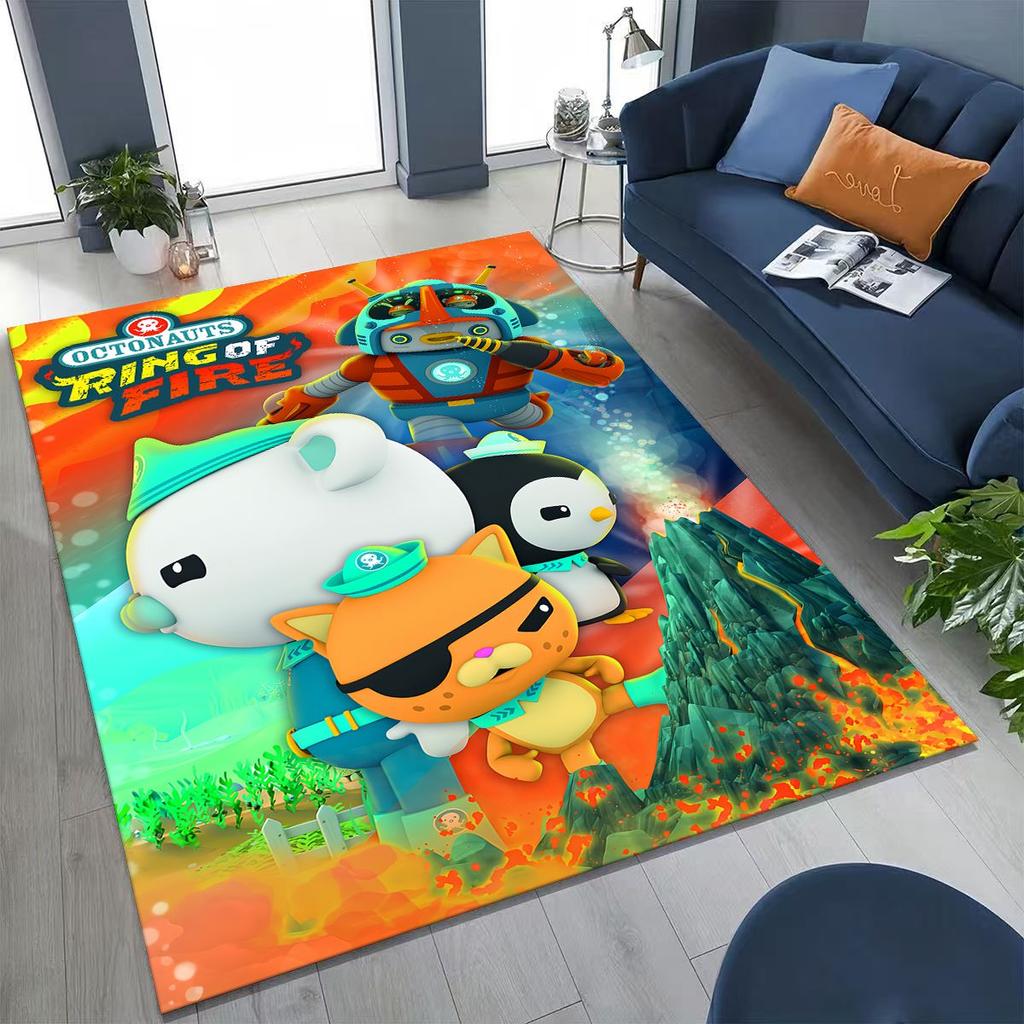 27 Style Octonauts Barnacles Cartoon Rug for Bedroom Living Room Sofa Home Doormat Decor, Large Kids Play Non-slip Floor Mat