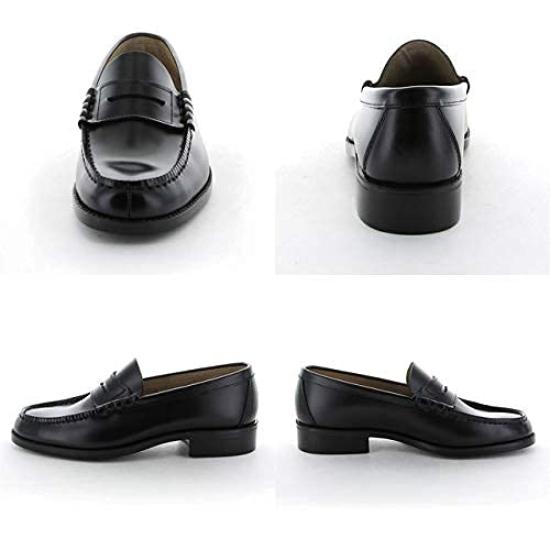 Moonstar BV340A Black Size 3E Kids' Loafers, 24.0 Cm,