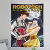 Anime Robotech Tapestry Art Printing Japanese Wall Tapestry Anime Wall Hanging Home Decor