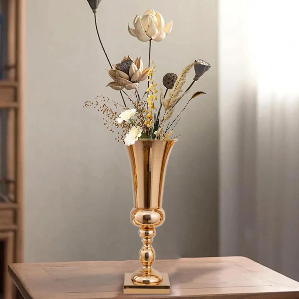 Vază de flori centrală fierbinte pentru nuntă, metal, elegantă, suport de flori pentru ceremonie, aranjament de nuntă, petrecere, masă, interior, exterior
