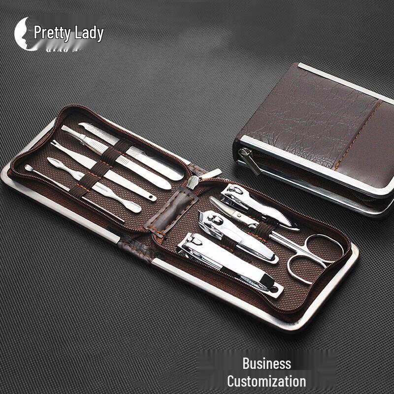 Qiao Mrs. 9-Piece Stainless Steel Manicure Set