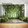 2D Garden Wall Themed Backdrop Photo Background Banner