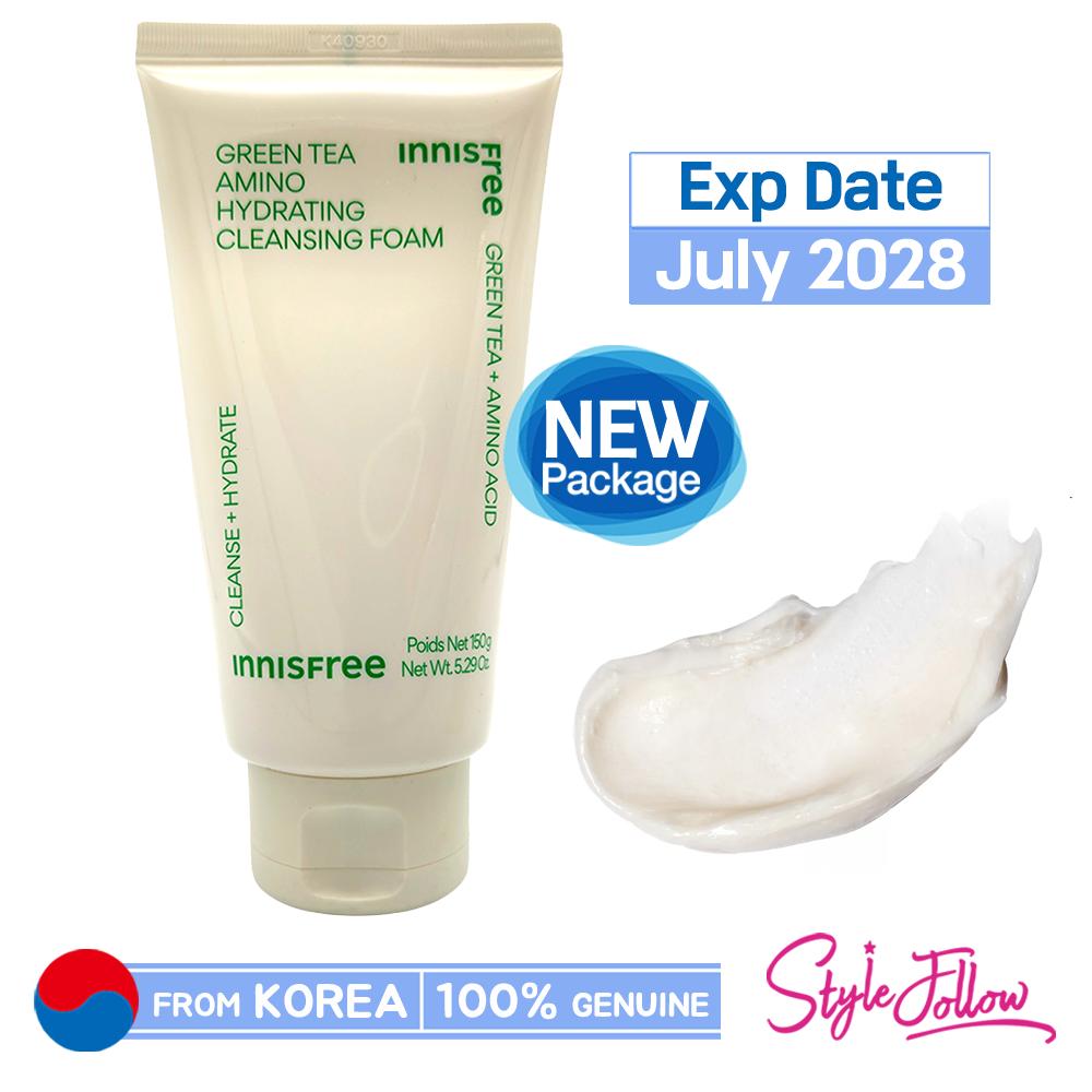 Innisfree Green Tea Amino Hydrating Cleansing Foam 150g