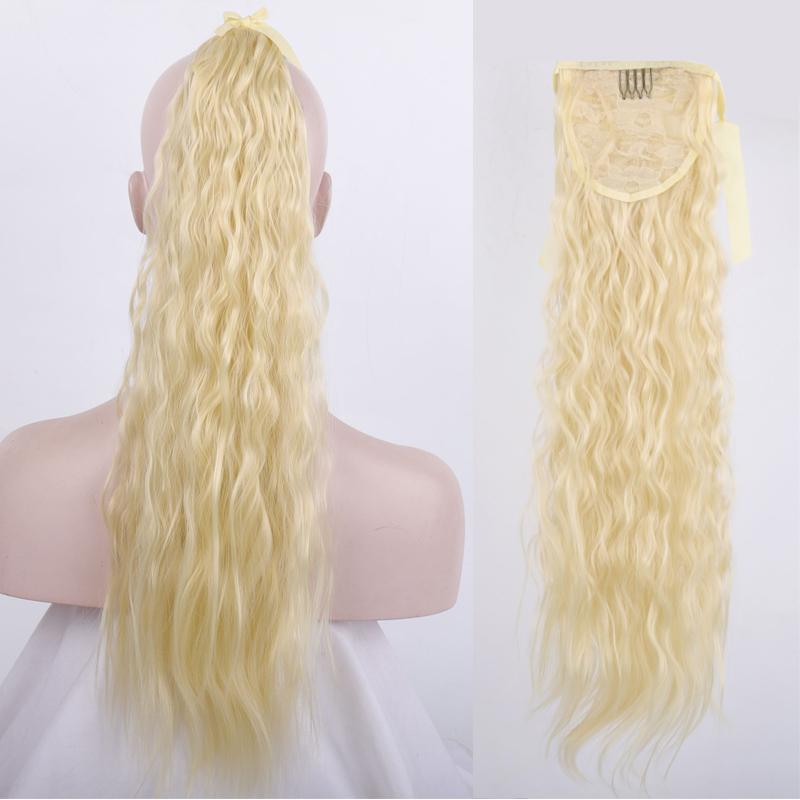 Women Ponytails Hair Extensions 22inches Afro Kinky Curly Hair Ponytail Hairpiece Drawstring Ponytails KTB