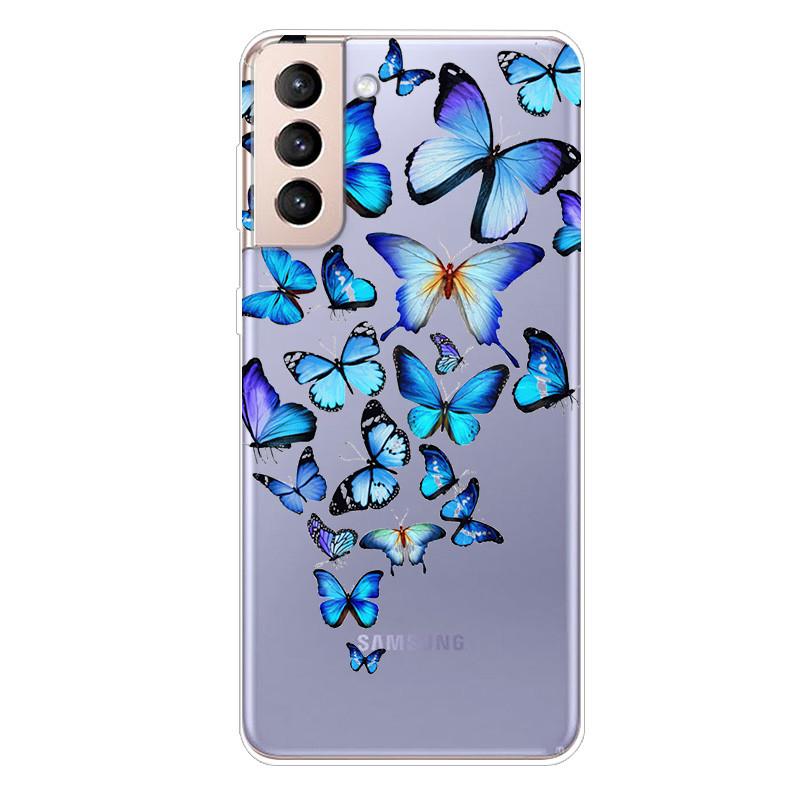 For Samsung S21 FE Case TPU Silicone Soft Clear Case for Samsung Galaxy S 21 / S21 Plus 5G Cover S21 Ultra FE Transparent Coque