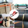 Ratchet Strap With Hook Adjustable Ratcheting Straps For Cargo Cargo Transportation Vehicle Binding Cords For Traveling