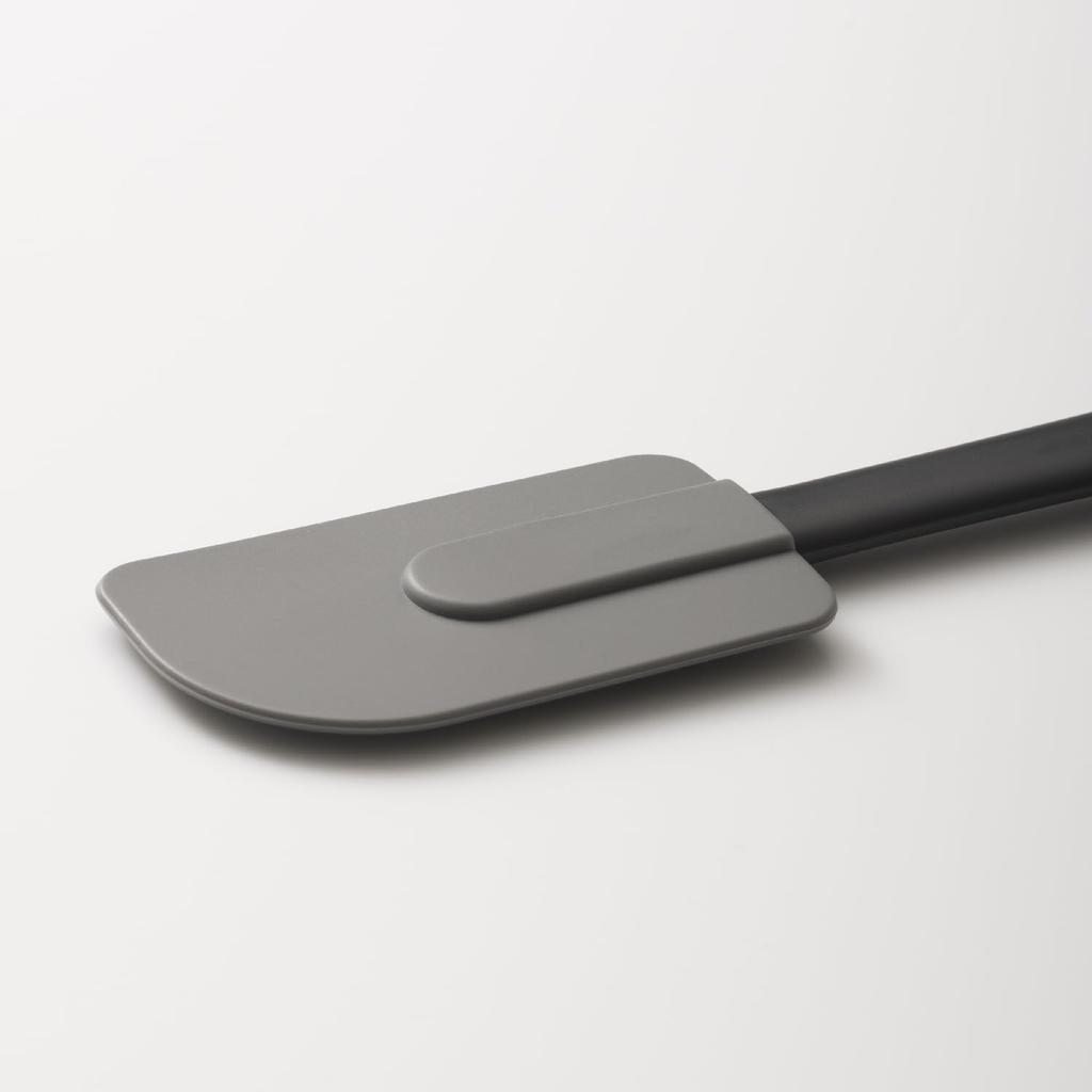 Kai Corporation KAI Thin and Soft Silicone Dishwasher KAI Made in DH8096 Spatula, Safe, KITCHEN, Gray, Japan,