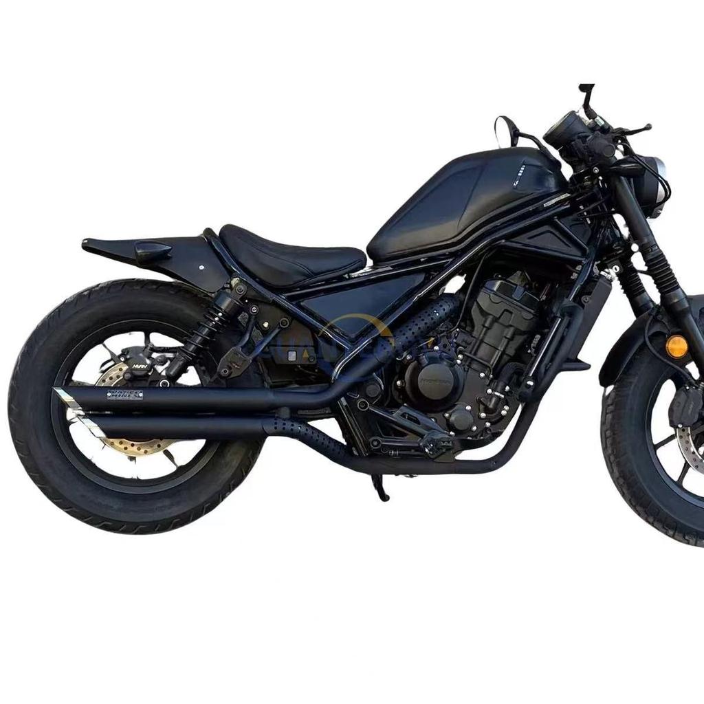 Honda CM300/CM500 Rebel Dual-Pipe VH Exhaust with Anti-Fall Design