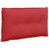 Back Cushion Red 80 X 19 X 50 Cm Fabric