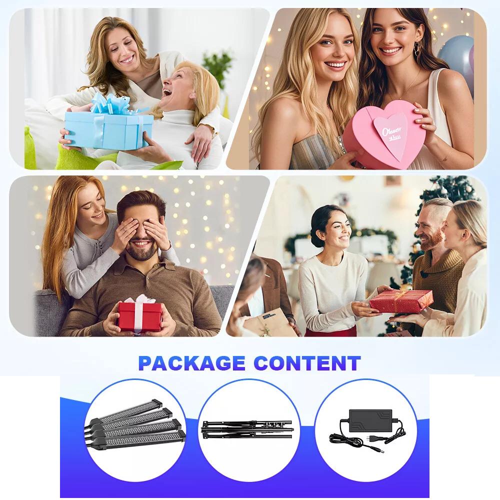 

Портативный спа-солярий для кожи, лампа для загара, солярий для всего тела с таймером, 4 регулируемые лампы