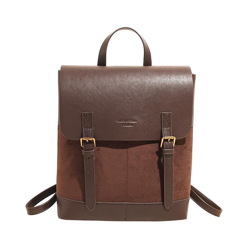 School Bag Backpack Women's 2025 New Autumn and Winter Leisure High Sense Niche Fashion College Student Commuter Travel Backpack