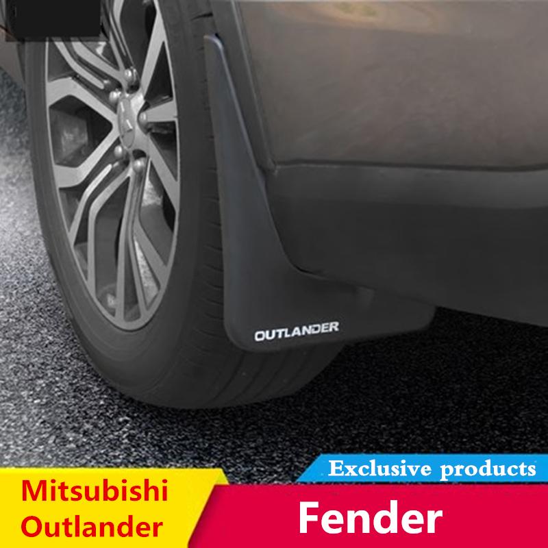 

Для Mitsubishi Outlander 2013 2015 2016 2017 2018 Брызговики Брызговики Крыло Внешние аксессуары Декоративные 2016-2020 with logo