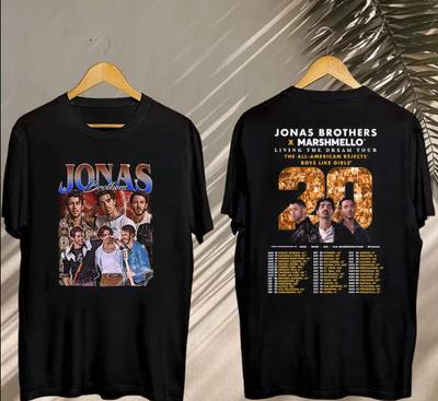 Jonas Brothers Living The Dream Tour 2026 T-Shirt Größe S-5XL