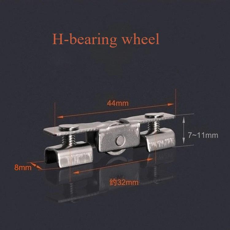 8Pcs/Lot Sliding 5/6/8mm Glass Door Roller Glass Sliding Door Roller Clamp Pulley Wheel