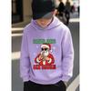 SIX SEVEN Christmas Print Hooded Sweatshirt, Streetwear Casual Style Unisex Men Women Teens Kids, Winter Fall Top