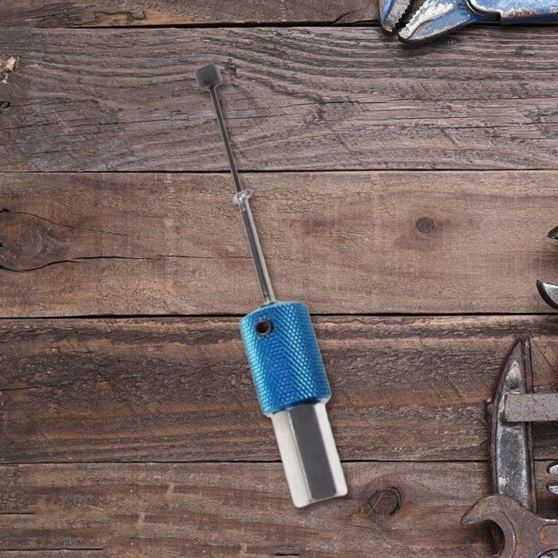 Narzędzie do naprawy zamka drzwiowego Zestaw wytrychów Narzędzie do naprawy domowej Ściągacz do zamków dyskowych z długim uchwytem dla technika naprawczego Akcesoria