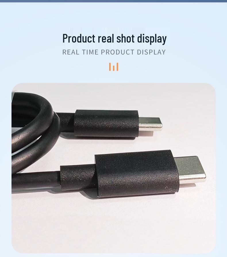 Dji 100W Dual Type-C Schnelllade- & Datenkabel für Drohnen - 0,5m