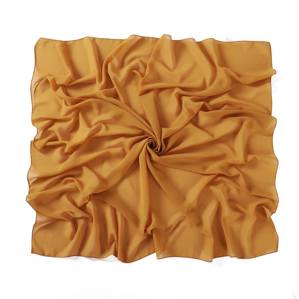 Solid Pearl Chiffon Women Scarf New Summer Girls Sunscreen Thin Scarves Soft Shawl Foulard Viscose Spring Lady Wrap Shawls