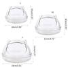 Hamster Sand Bathroom Durable Plastic Sand Bath Container Sand Box Transparent Bathing Sand Bowl for Young Squirrels