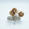 Curtain Buckle No Drill Installation Spring Coil Shape Easy One-Click Fixing Fabric Flower Curtain