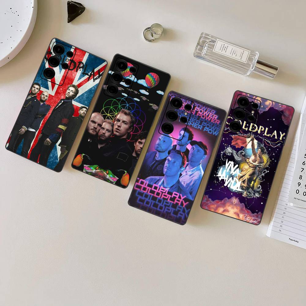Pop Rock Band C-Coldplay Phone Case For Samsung S 24 Fe 25 Ultra Plus 20 Lite 21 30 22 23 24 22 Ultra 5G Fundas