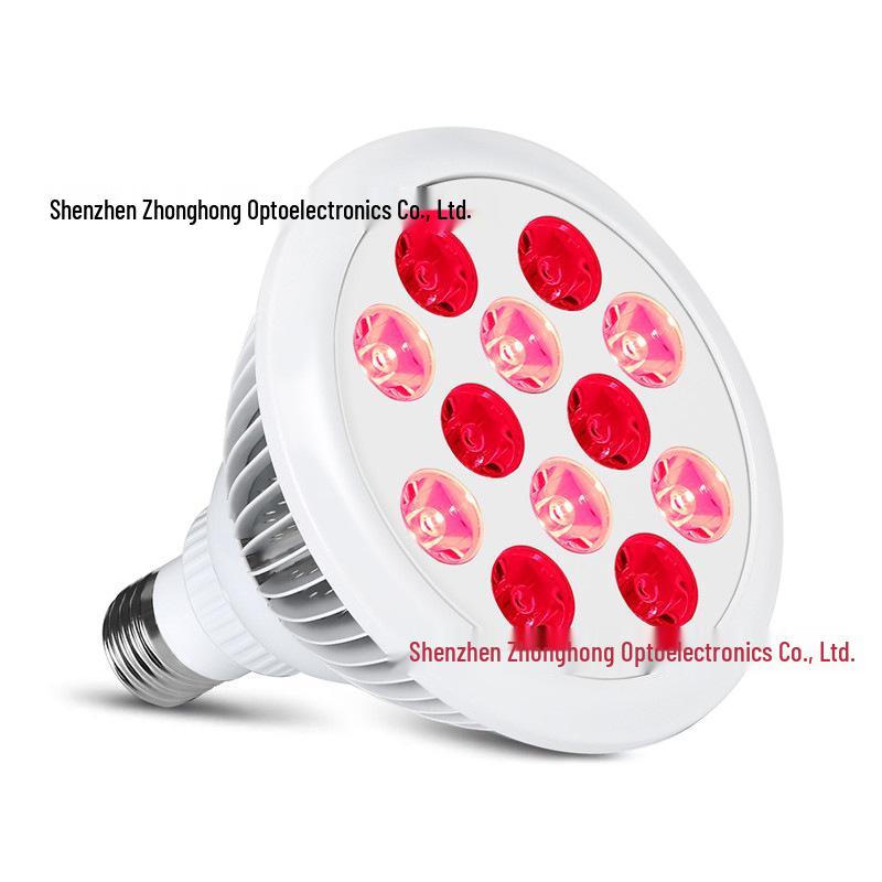 36W PAR38 Red LED Light Therapy Lamp - 660nm & 850nm Phototherapy for Beauty