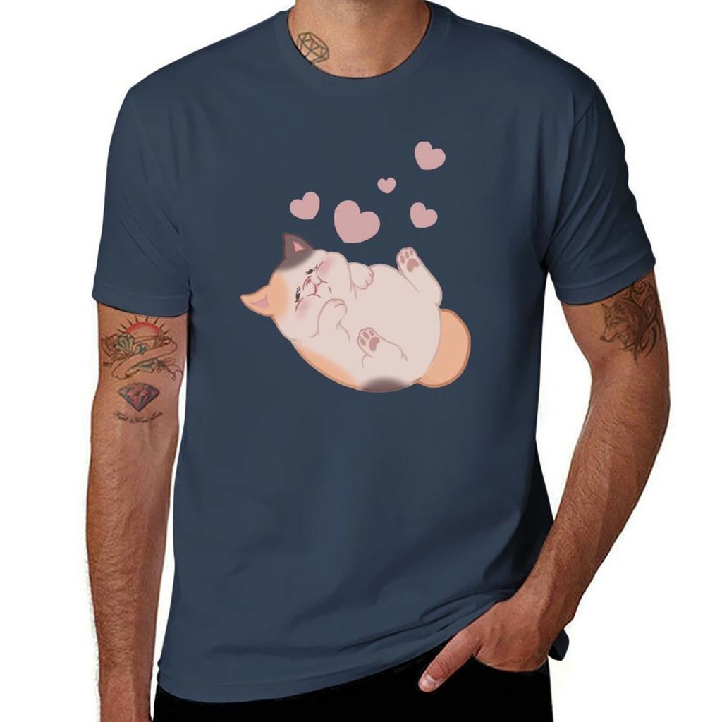 FFXIV Fat Cat TShirt Comfort Stretch Tee Shirt