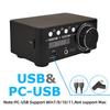 Bluetooth 5.3 TPA3221 Class D Power Mini Amplifier 2.0 Digital Amplifier 100Wx2 200W Home Audio System with PC USB