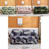 Floral Leaves Printed Soft Sofa Cover For 1/2/3/4 Seater Couches Excellent Fit And Stretch