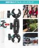JEBUTU Super Double Clamp Camera Longer Double Clamp for Wearable Cameras and Rotation with Two Photography Magic Photography Lighting Equipment Desk