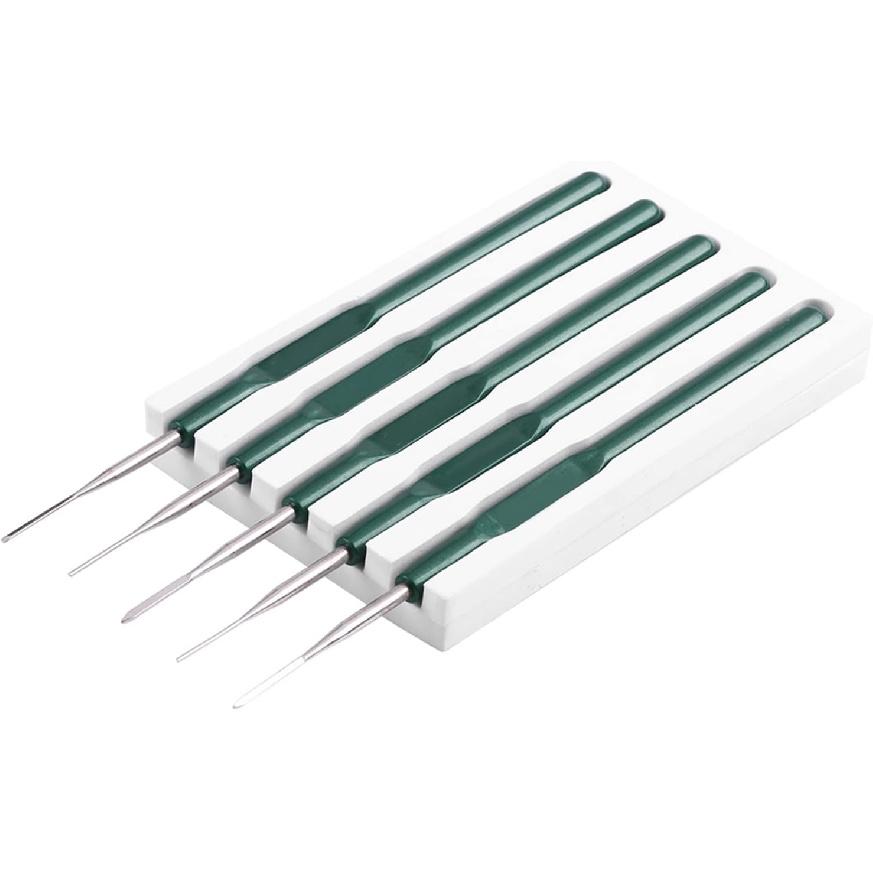 

5pcs Automotive Terminal Removal Kit for Car Wiring - Depinning Key Pin Extractor Tool for Electrical Plug Crimp Connectors and Harness normal