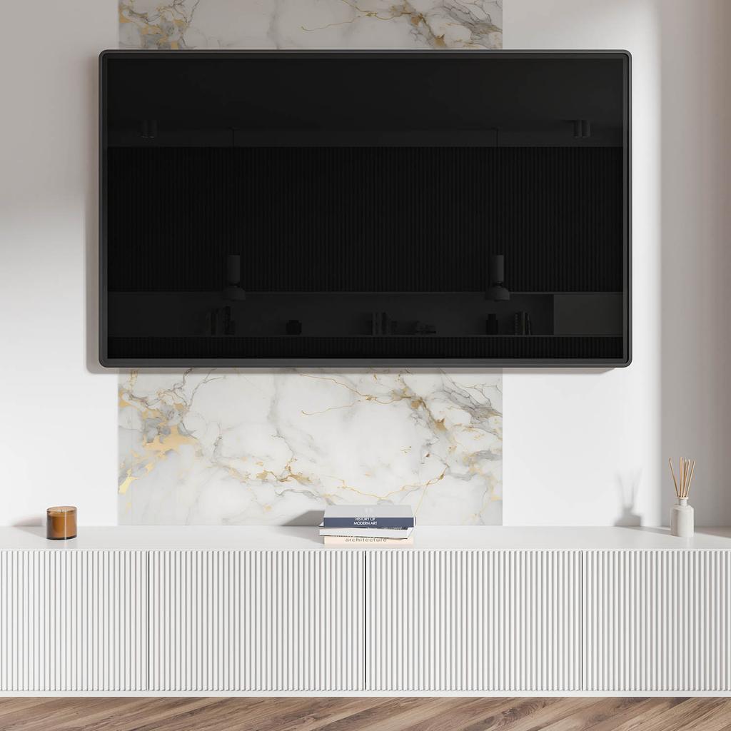 Naklejany Panel Dekoracyjny Do Szybkiej Odmiany Ściany 100X50 Cm Elegancki Marmurowy Wzór
