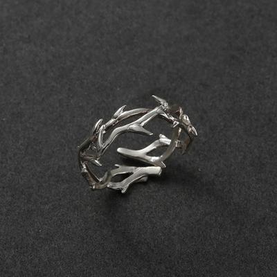 Male Ring Personality Jewelry Accessory Lustrous Fashion Hip-hop Irregular Thorns Couple Simple Decoration