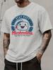 Marshmallows Brand Print TShirt 100 Cotton ONeck Short Sleeve Summer Casual Mens Tshirt Streetwear