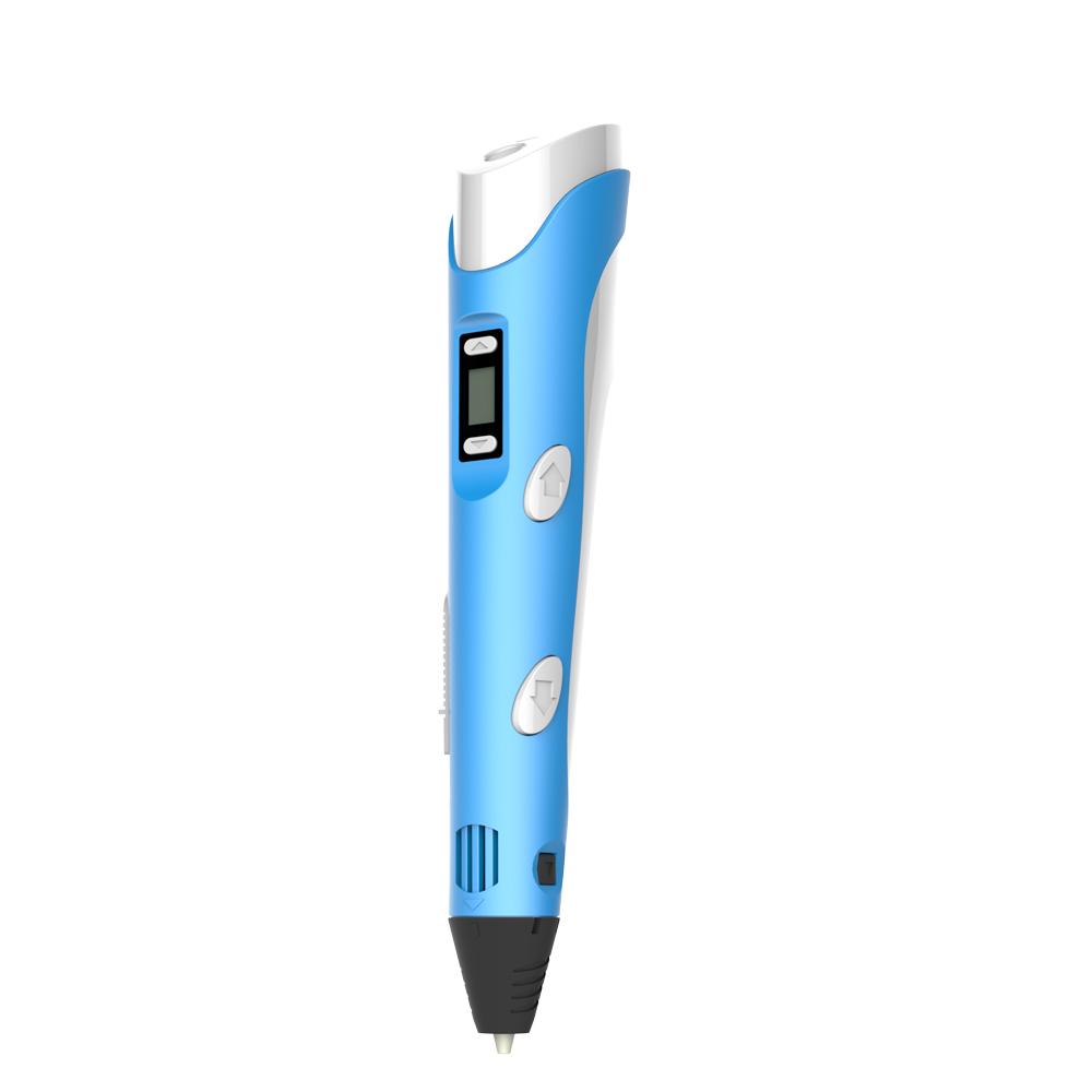Digital Display Intelligent 3D Printing Pen High Temperature 3D Graffiti Painting Pens with USB Cable